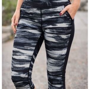 Champion Womens Double Dry‎ Leggings Size Small Gray Capri Workout Pants